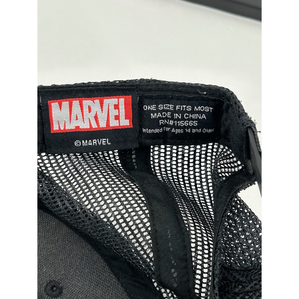 Marvel Punisher Skull Camp Trucker Hat Mesh napack Tactical Y2K Streetwear - Picture 8 of 9